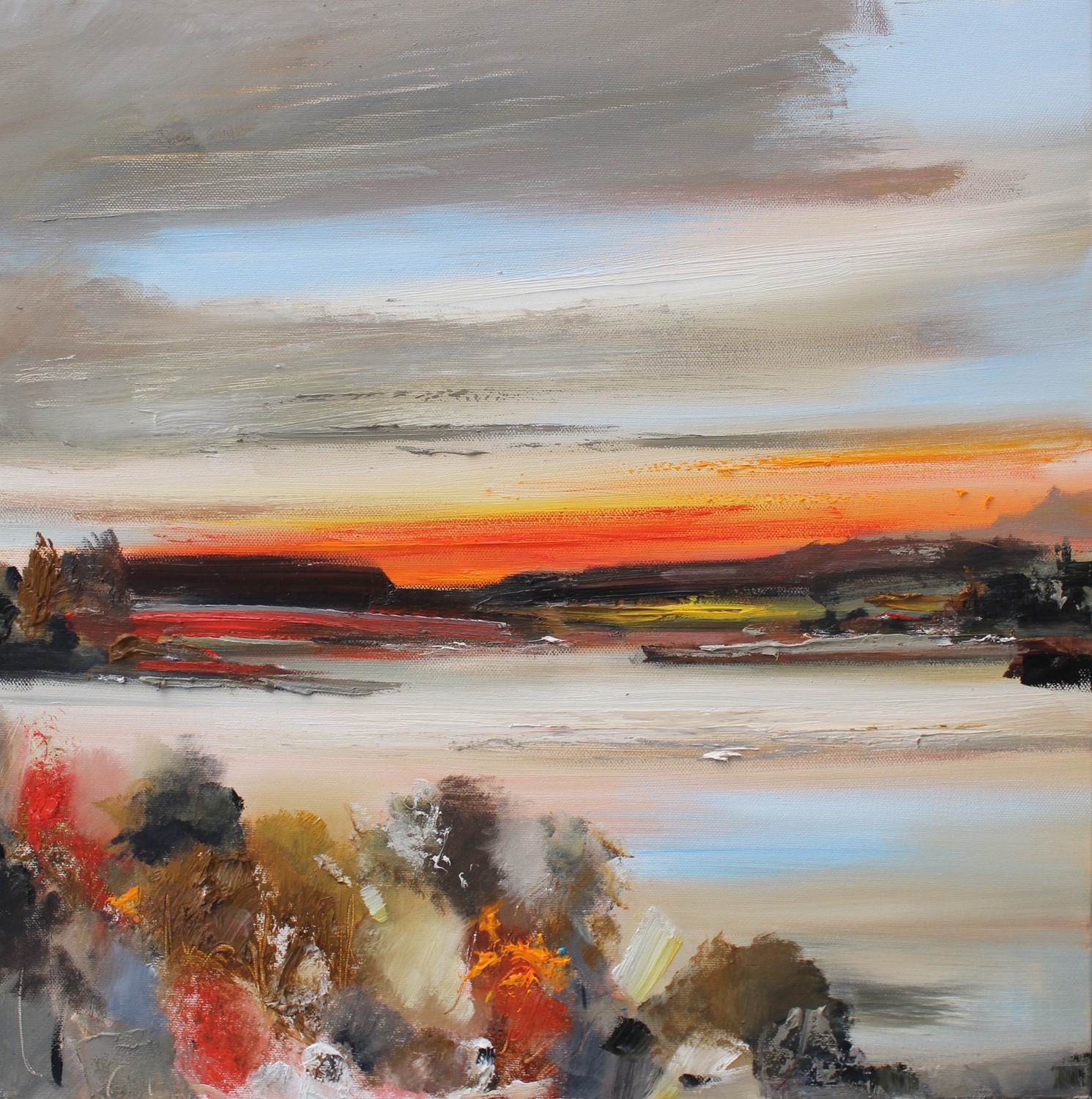 'The last moments of sunset' by artist Rosanne Barr